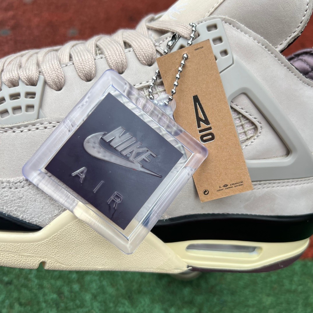 aj4 Amm A Ma Maniere x Air Jordan 4 Fossil Stone FZ4810-200 - Image 8
