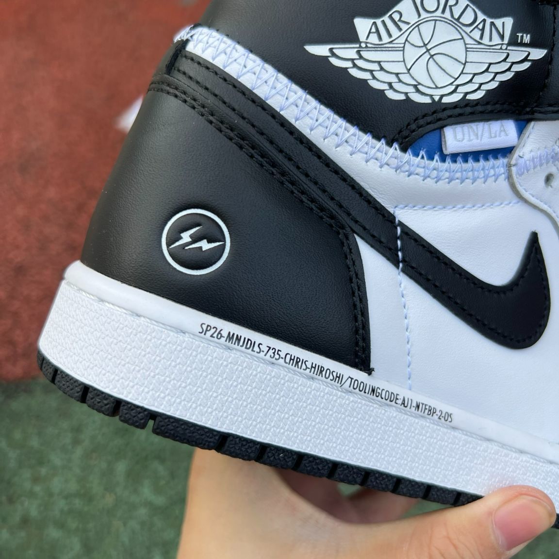 aj1 fragment design x Union x Air Jordan 1 II7282-100 - Image 5