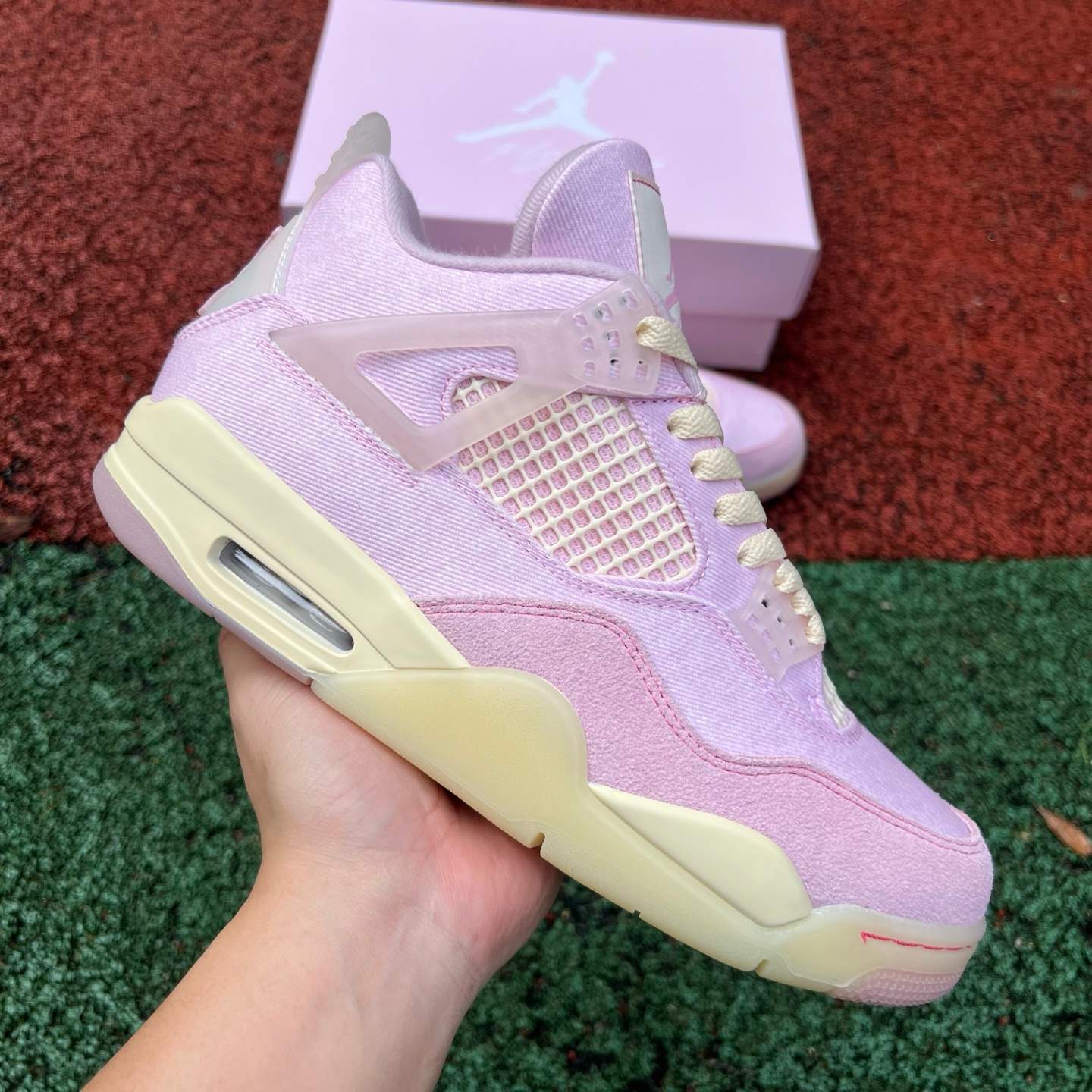 aj4 Nike Air Jordan 4 Retro lced Carmine IB6716-600 - Image 9