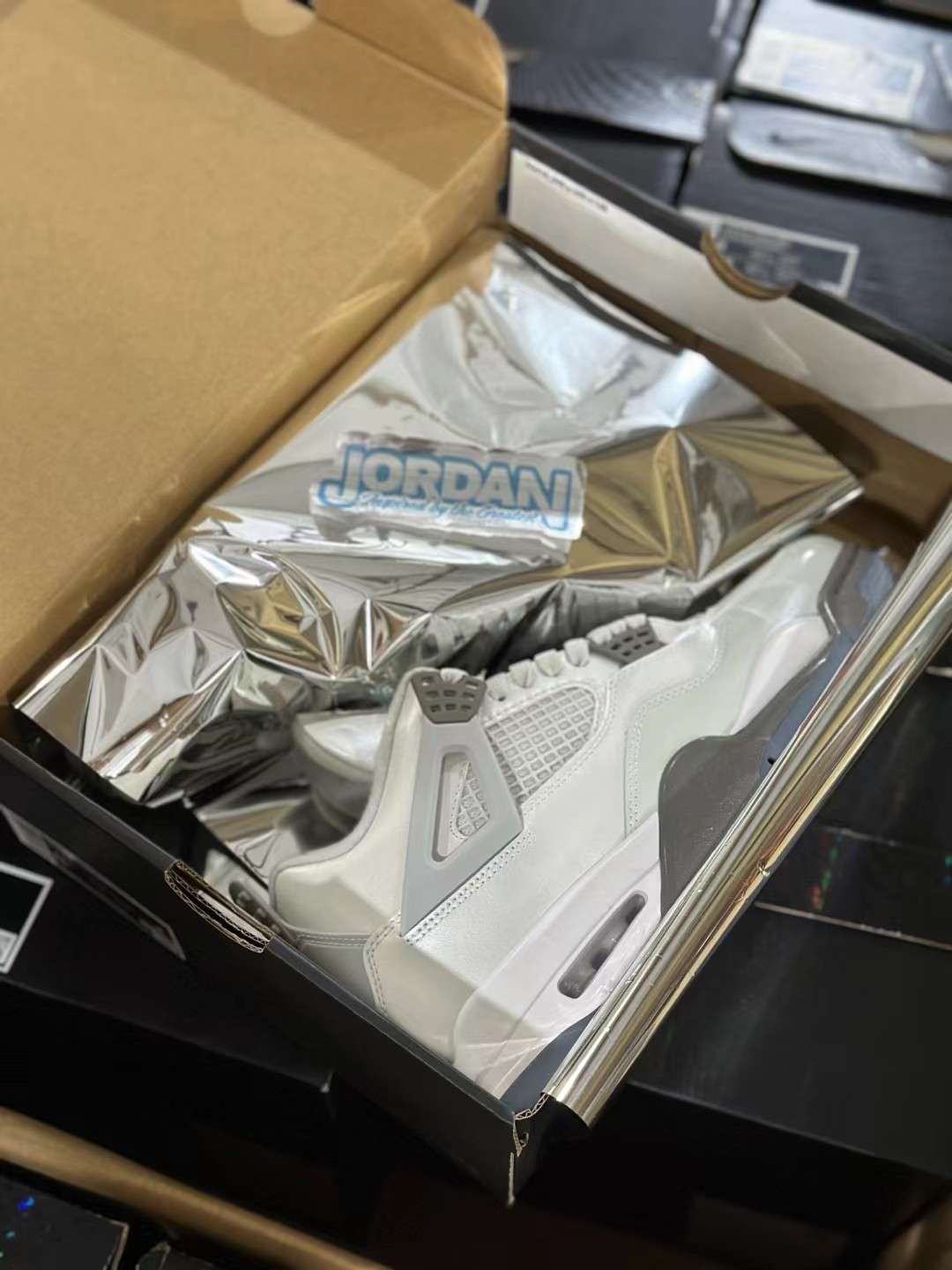 F aj4 Air Jordan 4 Photon Dust GS HV4401-014 - Image 8