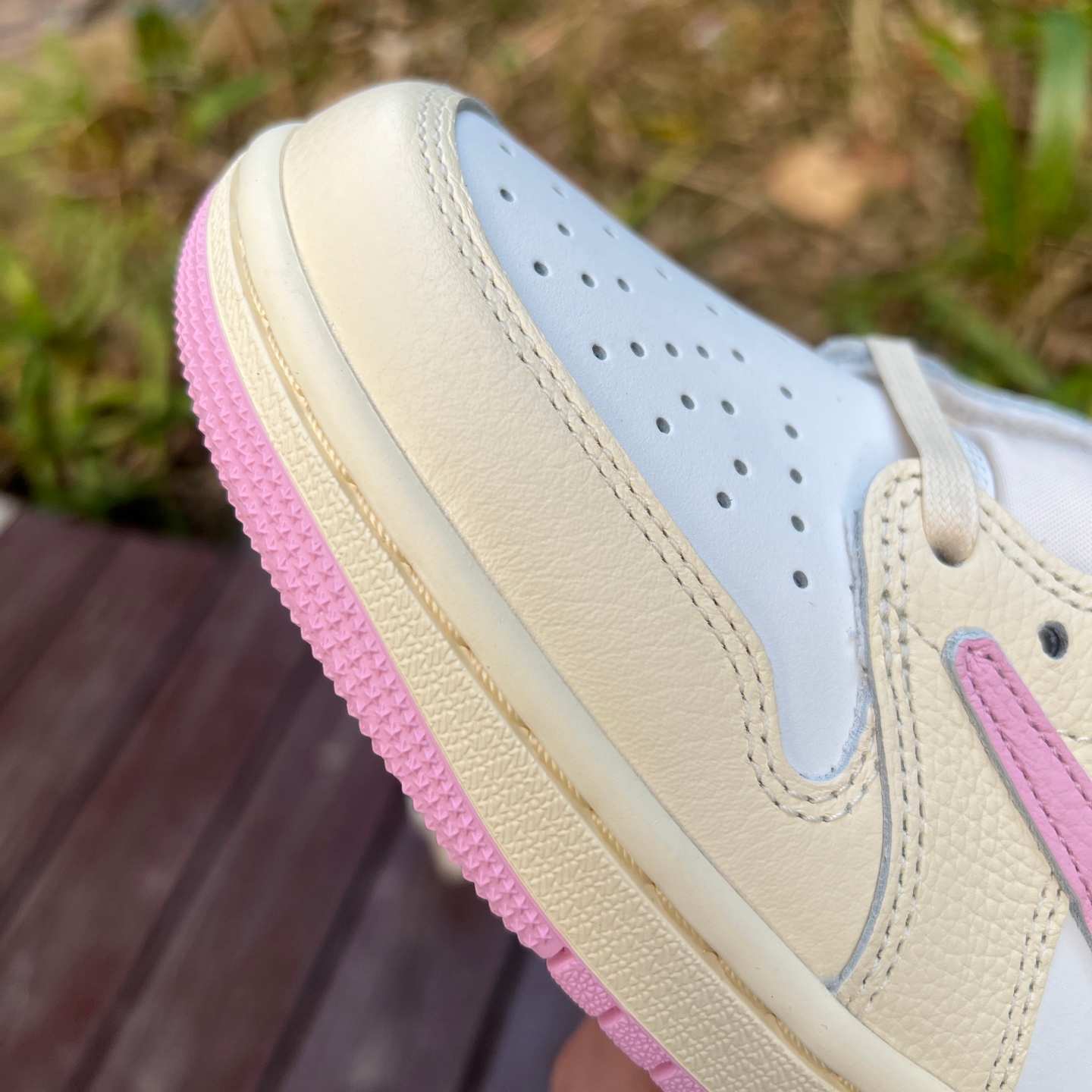 LJR aj1 Travis Scott x Air Jordan AJ1 Low OG SP TS IQ7604-100 - Image 14