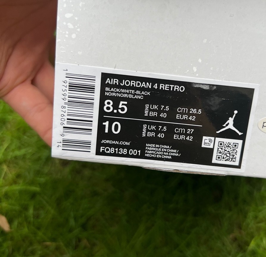 aj4 t1 Air Jordan 4 AJ4 FQ8138-001 - Image 11
