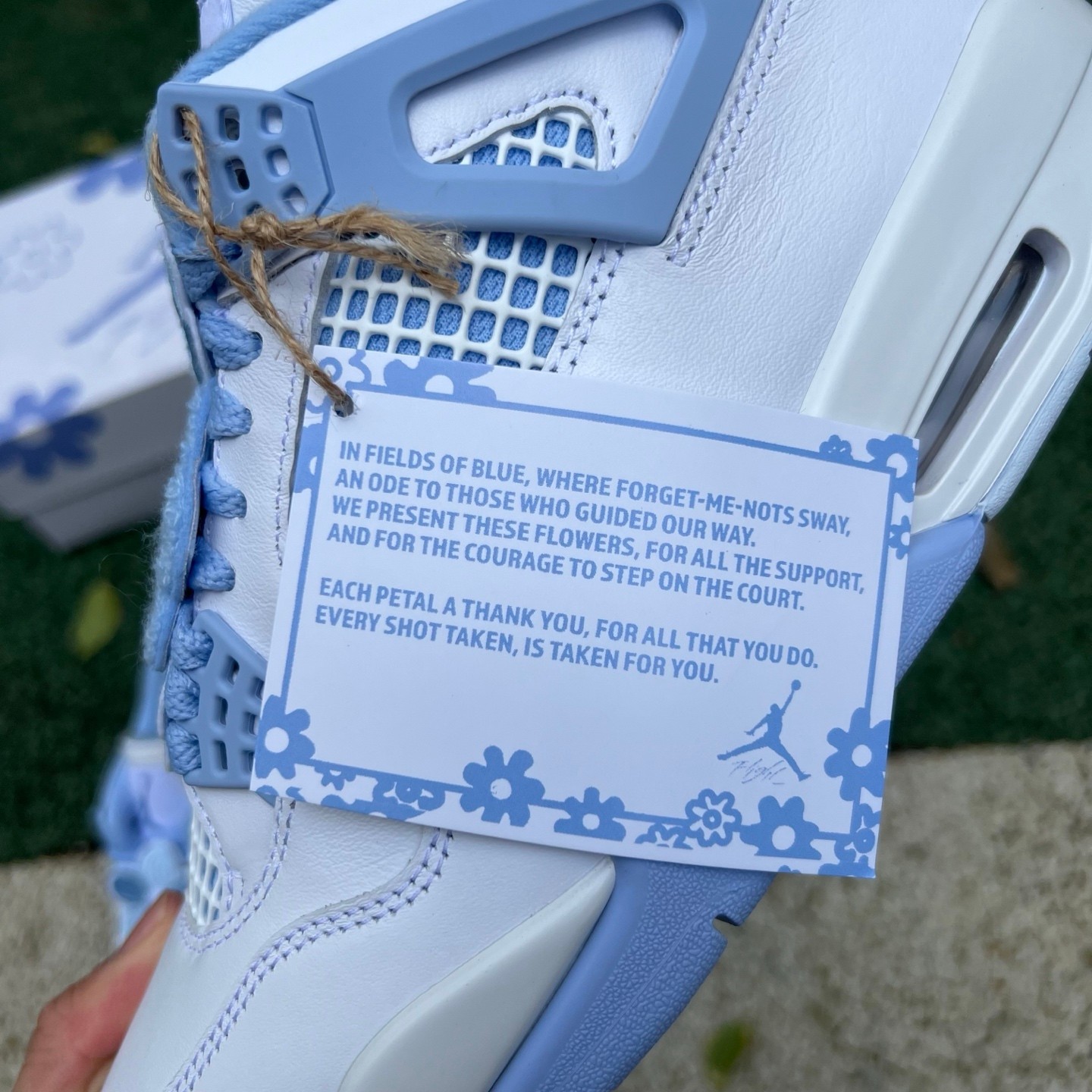 aj4 s2 Air Jordan 4 Forget Me Not WMNS HV0823-100 - Image 7