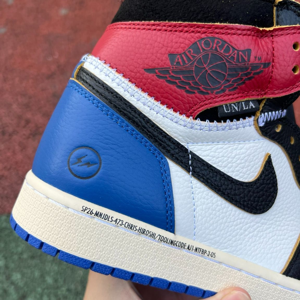 aj1 fragment design x Union x Air Jordan 1 IO7847-002 - Image 4