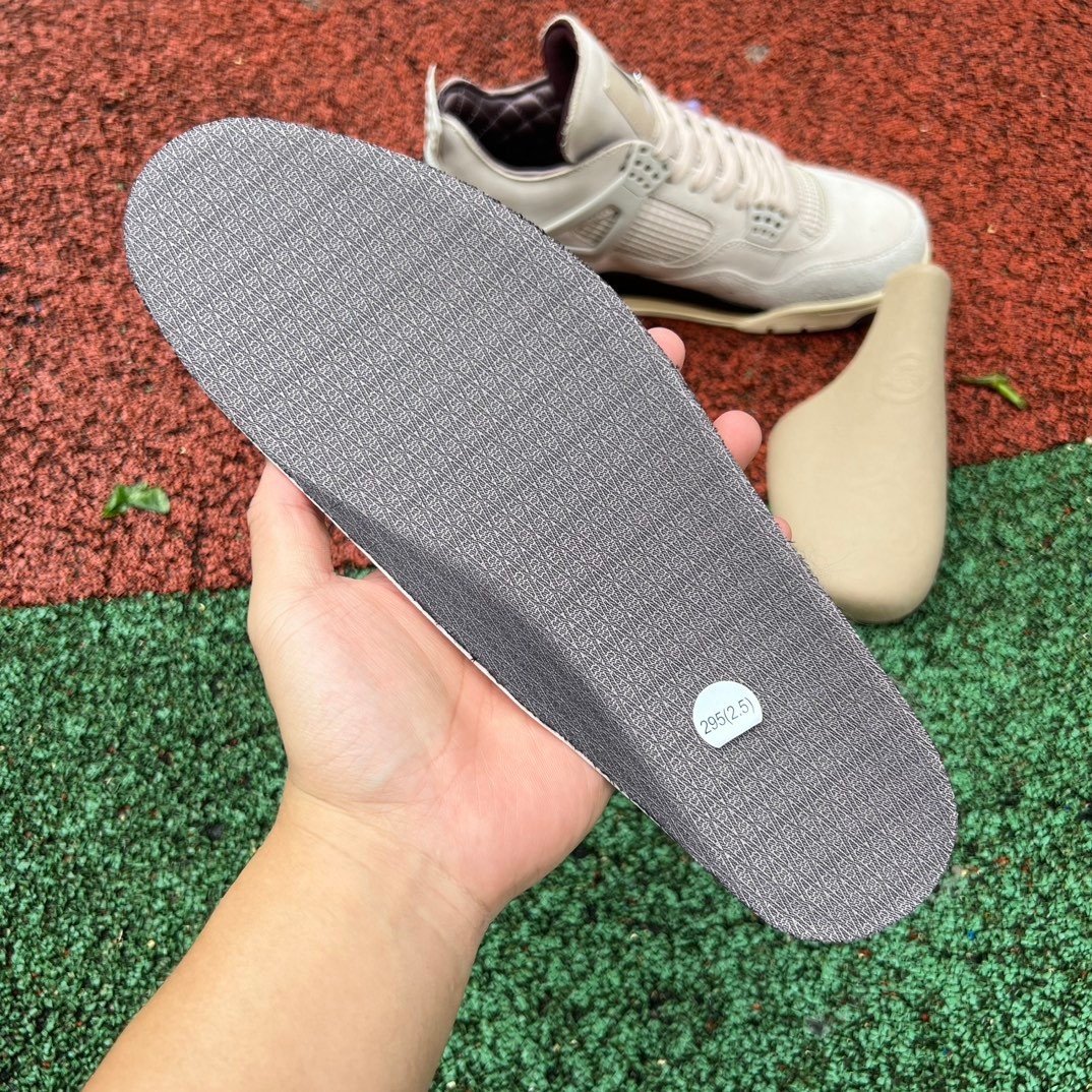 aj4 Amm A Ma Maniere x Air Jordan 4 Fossil Stone FZ4810-200 - Image 7