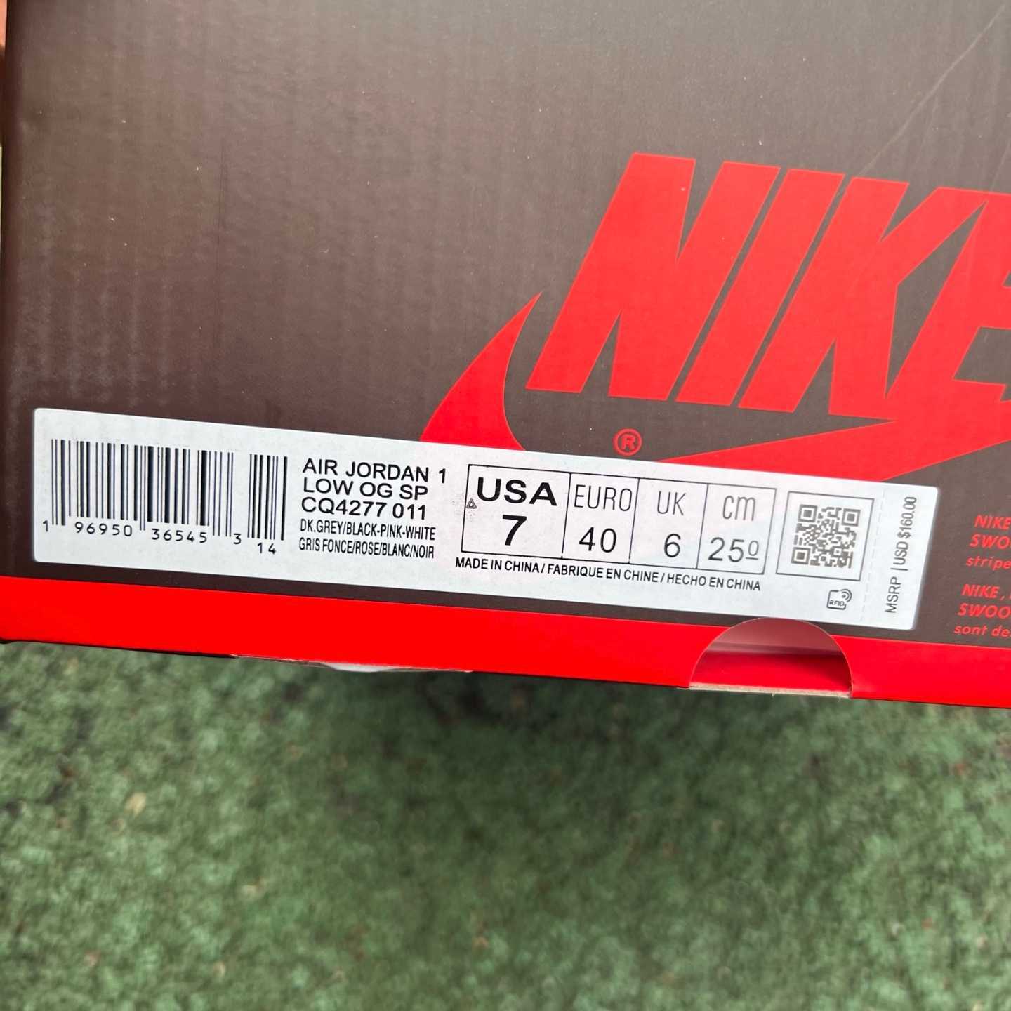 aj1 Travis Scott x Jordan Air Jordan 1 Low OG cq4277-011 - Image 2