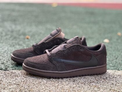 aj1 dy Tracis Scott x Air Jordan 1 Low Golf TS DM7866-202