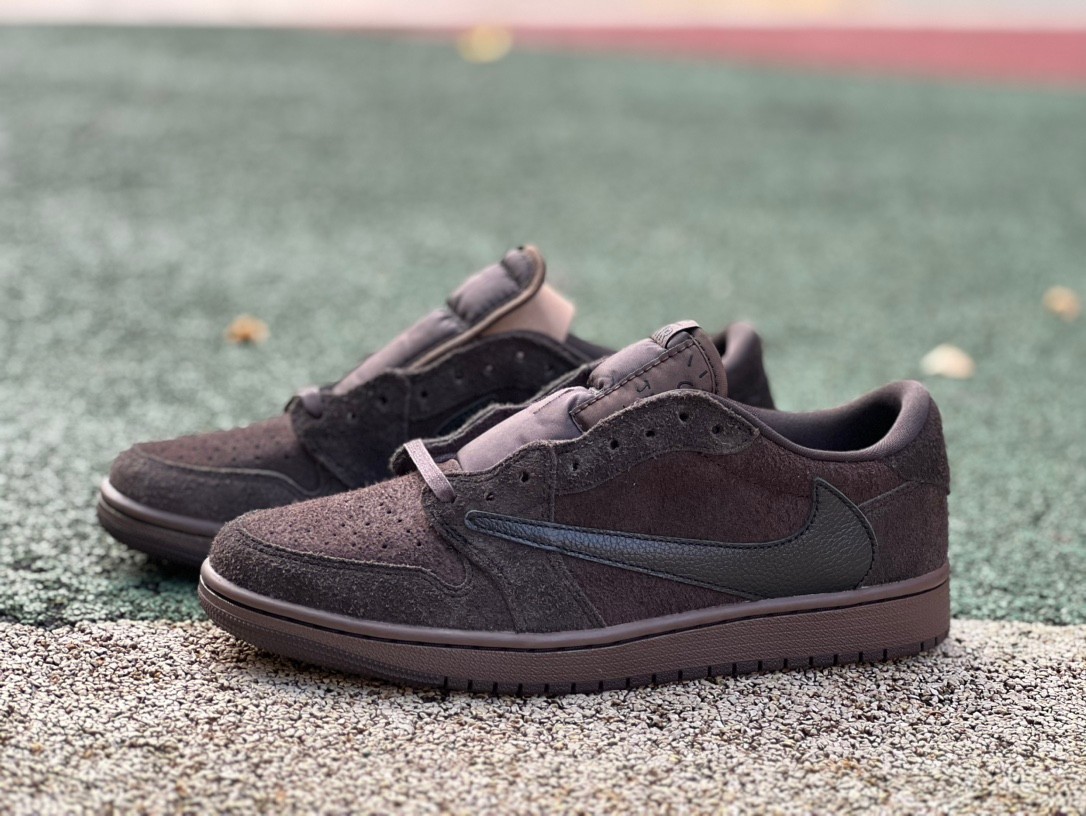 aj1 dy Tracis Scott x Air Jordan 1 Low Golf TS DM7866-202