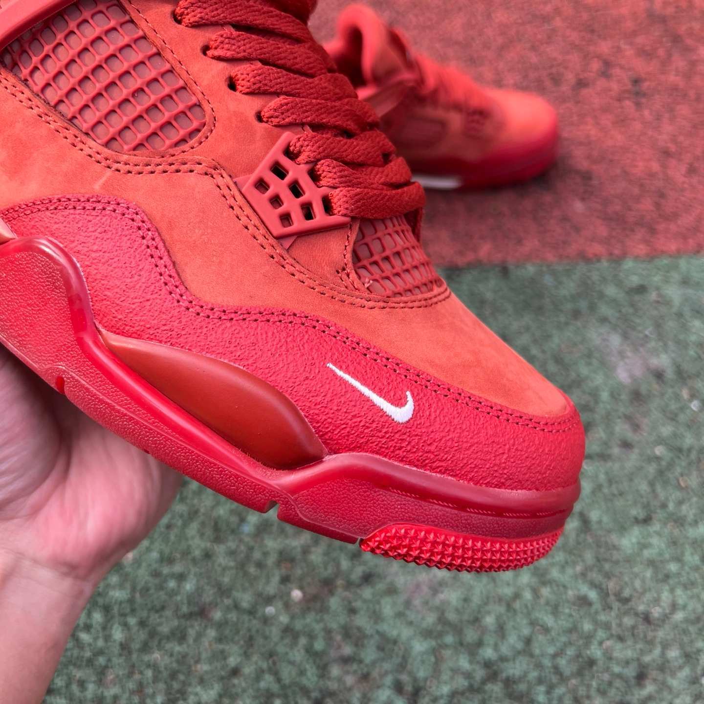 FF aj4 Nigel Sylvester × Jordan Air Jordan 4 Retro Nigel 'Brick by Brick' HF4340-800 - Image 4