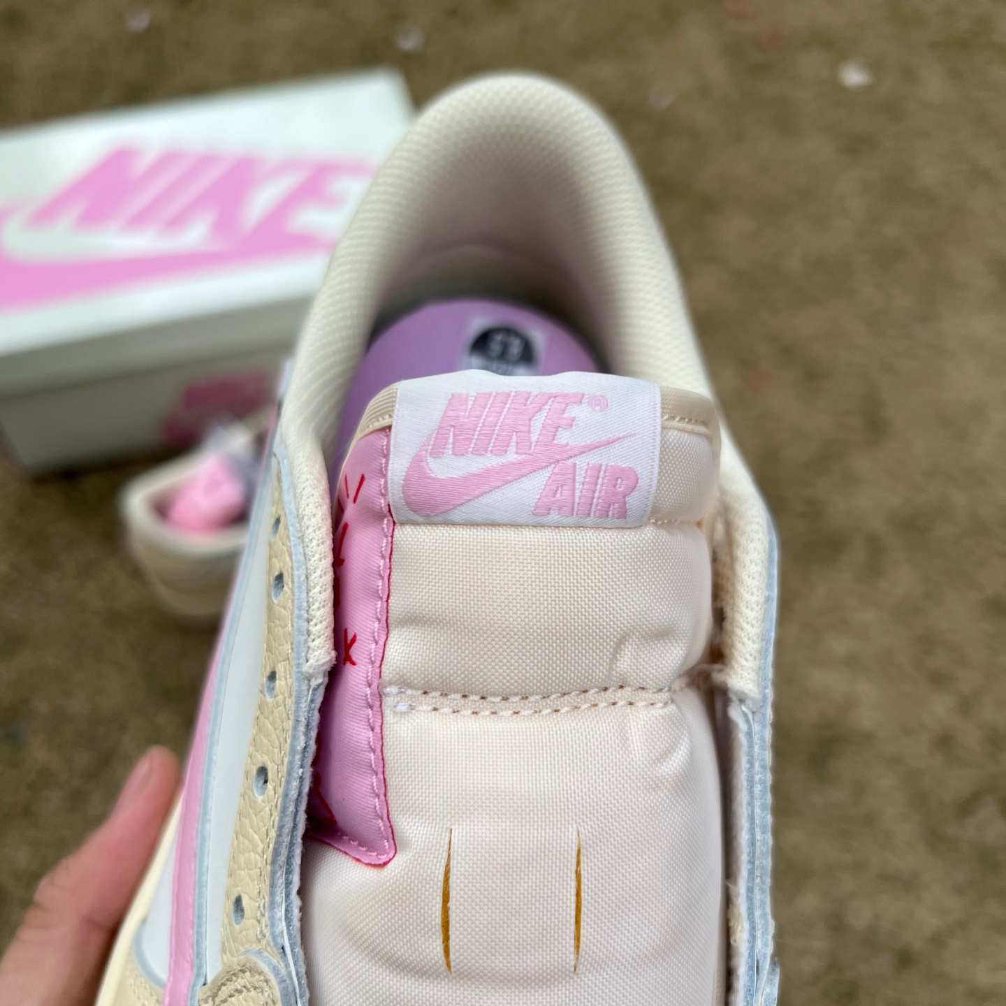 LW aj1 Travis Scott x Air Jordan AJ1 Low OG SP TS IQ7604-100 - Image 14