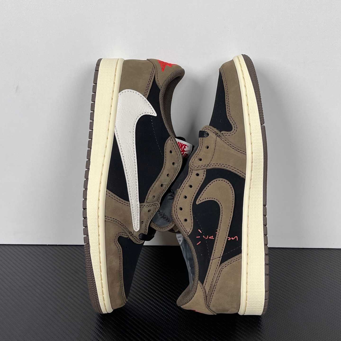 RN aj1 Travis Scott x Air Jordan AJ1 Low OG SP TS CQ4277-001 - Image 3
