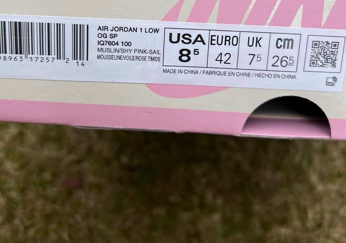 T1 aj1 Travis Scott x Air Jordan AJ1 Low OG SP TS IQ7604-100 - Image 2