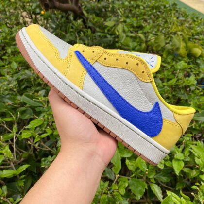 aj1 dg2.0 Travis Scott x Air Jordan 1 Low Canary 8.0 D