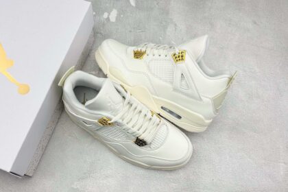 F aj4 Air Jordan 4 Metallic Gold AQ9129-170 dx