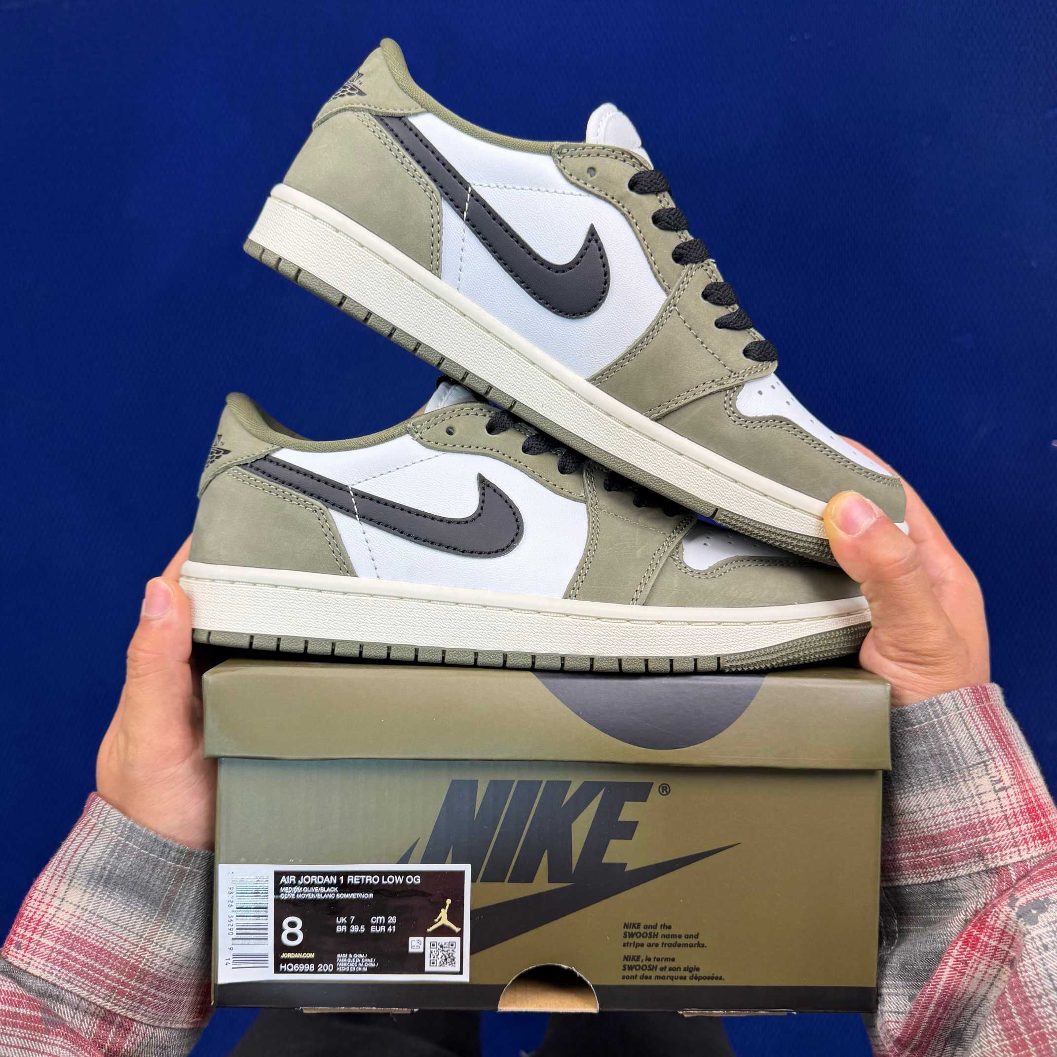 DT AJ1Low OG Jordan Air Jordan 1 RETRO LOW OG HQ6998-200 - Image 3