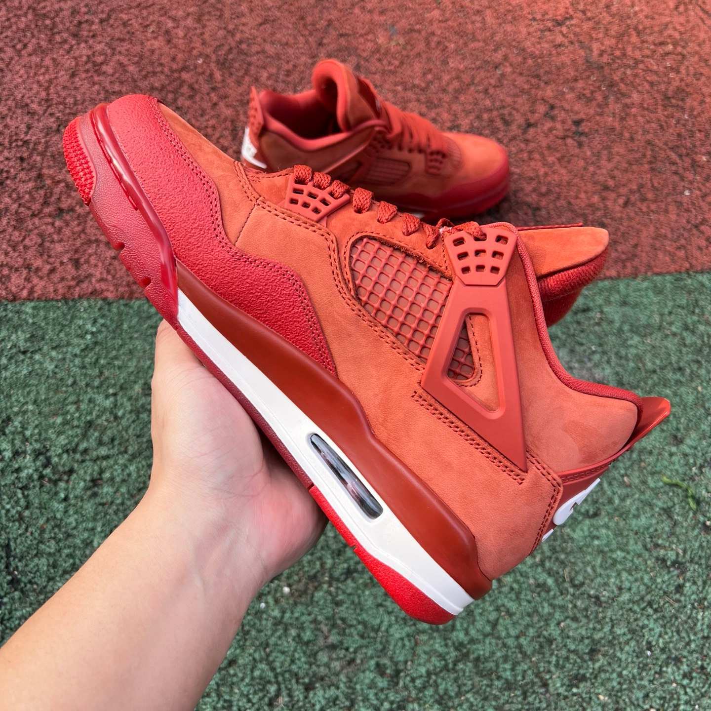 FF aj4 Nigel Sylvester × Jordan Air Jordan 4 Retro Nigel 'Brick by Brick' HF4340-800 - Image 8