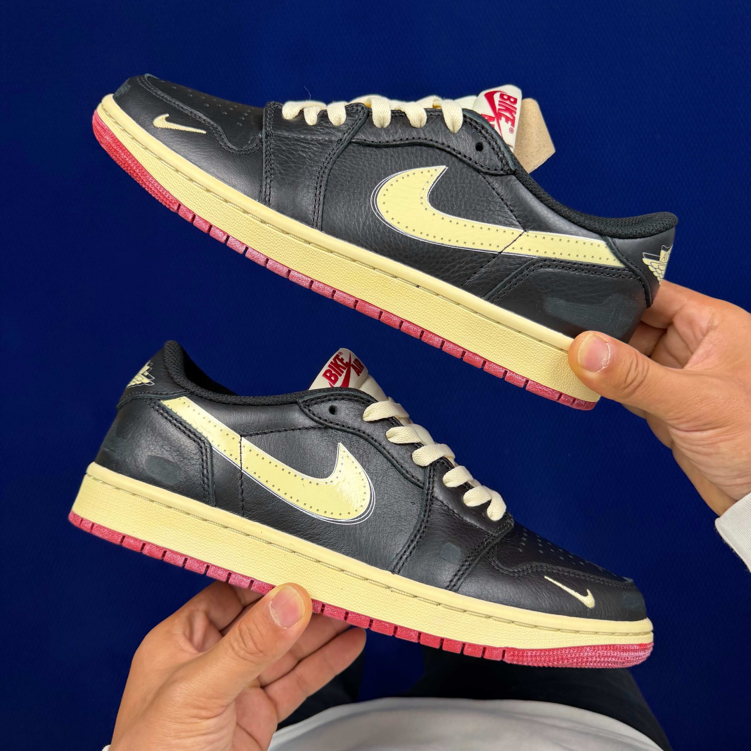 DT AJ1Low Nigel Sylvester x Jordan Air Jordan 1 Retro Low IB8958-001 - Image 9