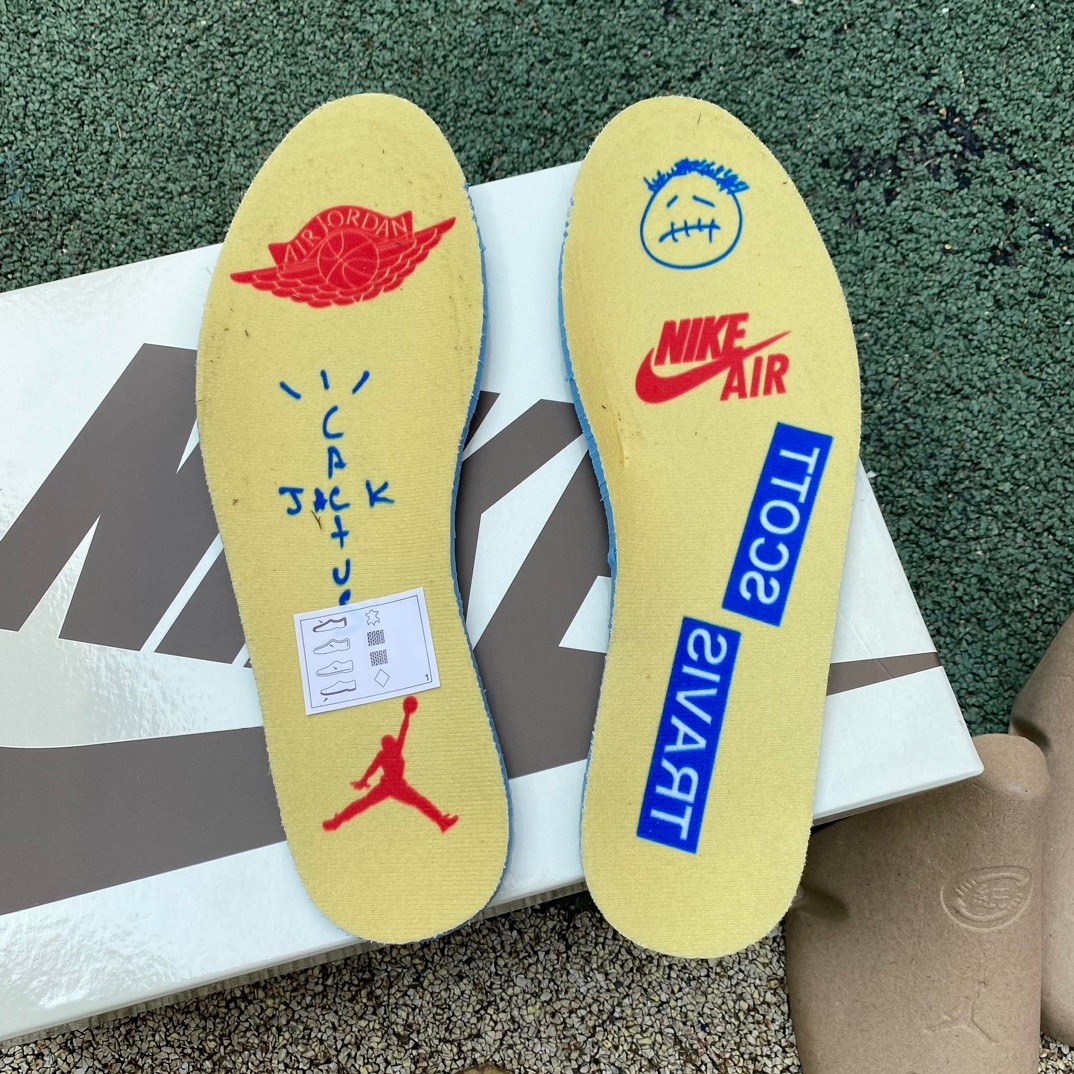 aj1 ⚡️LJR ????Travis Scott x Air Jordan 1 Low Canary 8.0 - Image 8