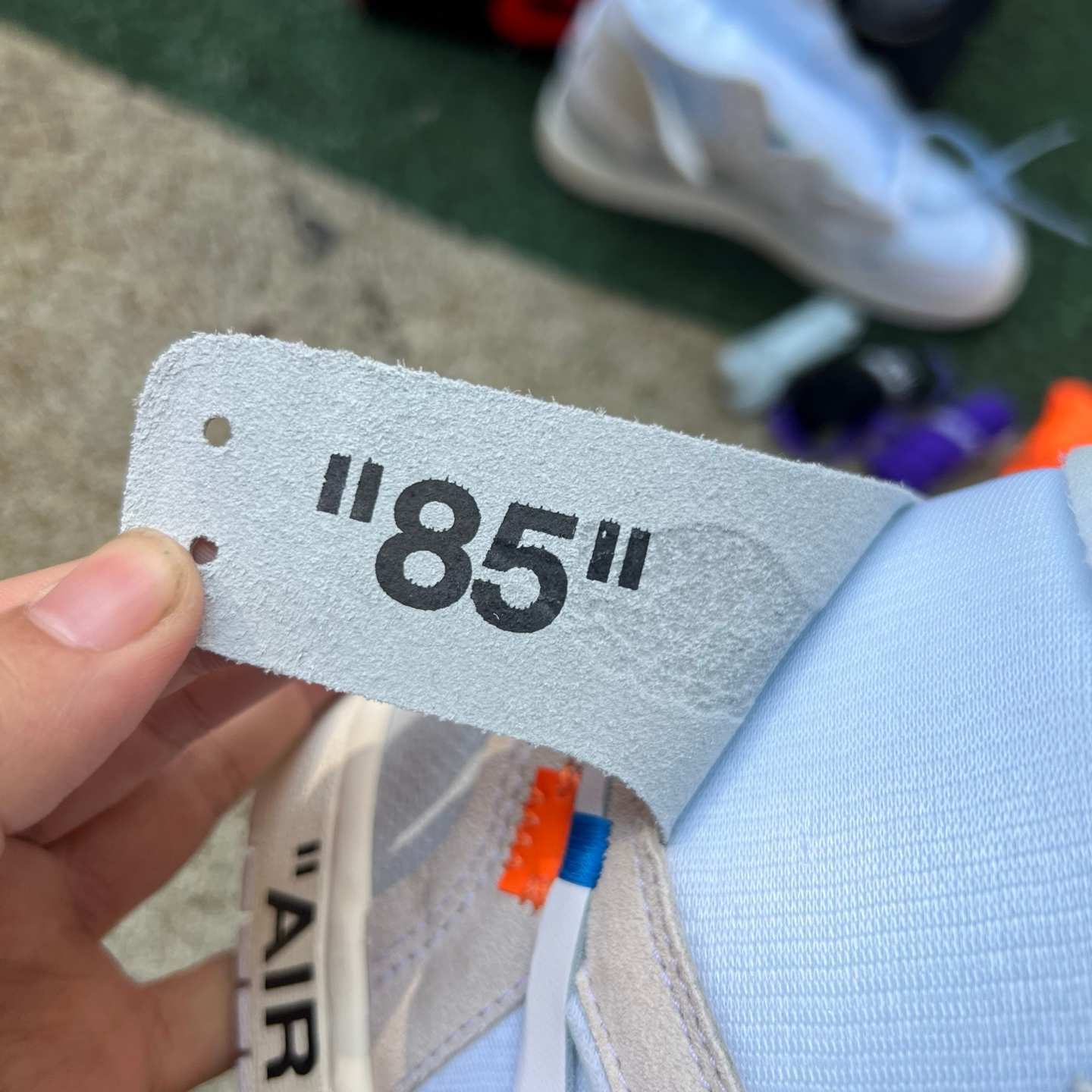 og aj1ow 2026 Off-White x Air Jordan 1 High OG "Alaska" AA3834-100 - Image 8