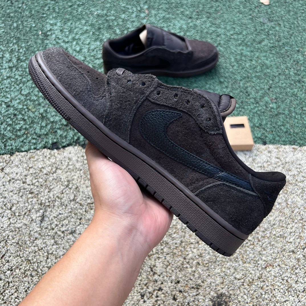 aj1 dy Tracis Scott x Air Jordan 1 Low Golf TS DM7866-202 - Image 18