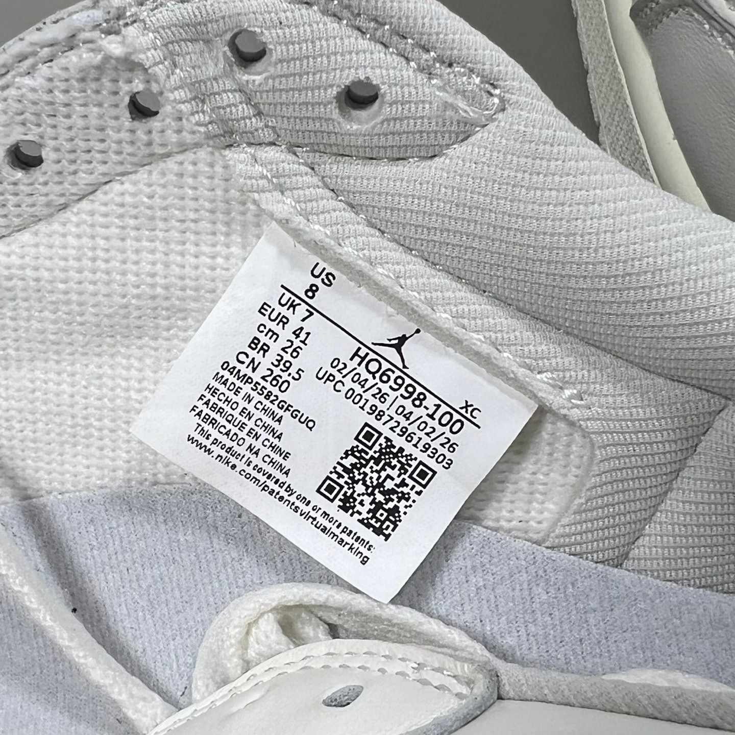 f ‼️aj1 Air Jordan 1 Retro OG HQ6998-100 - Image 5