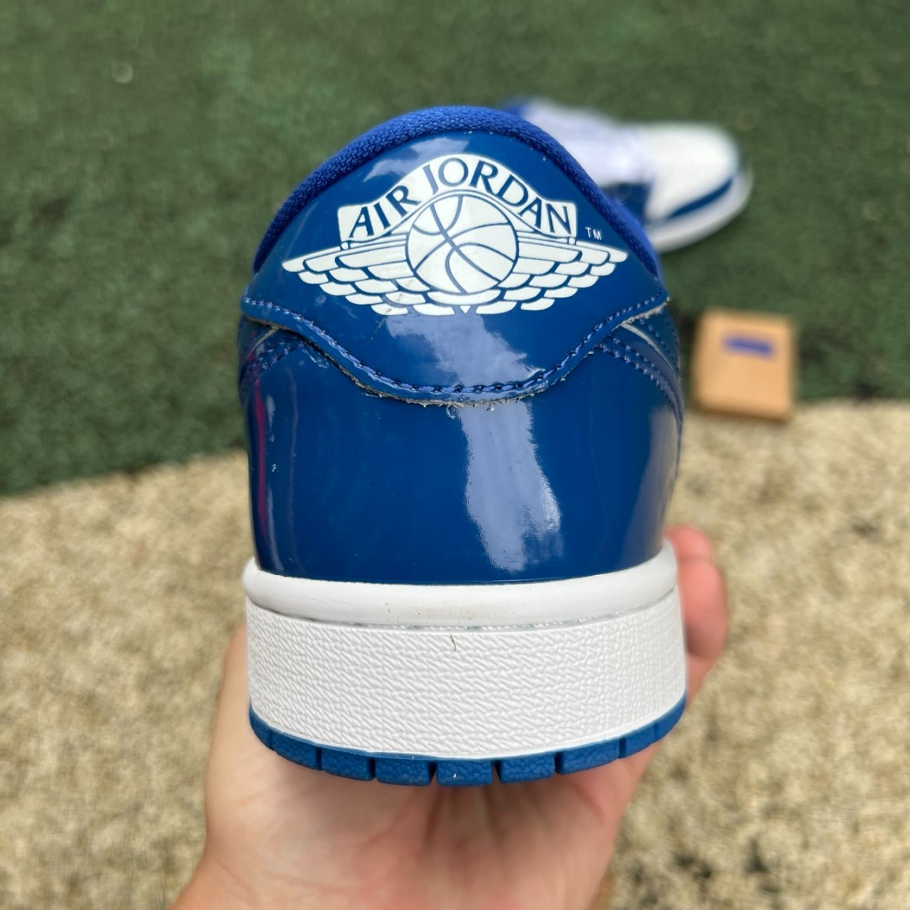 ‼️aj1 Air Jordan 1 Low OG Storm Blue HQ6998-104 - Image 9