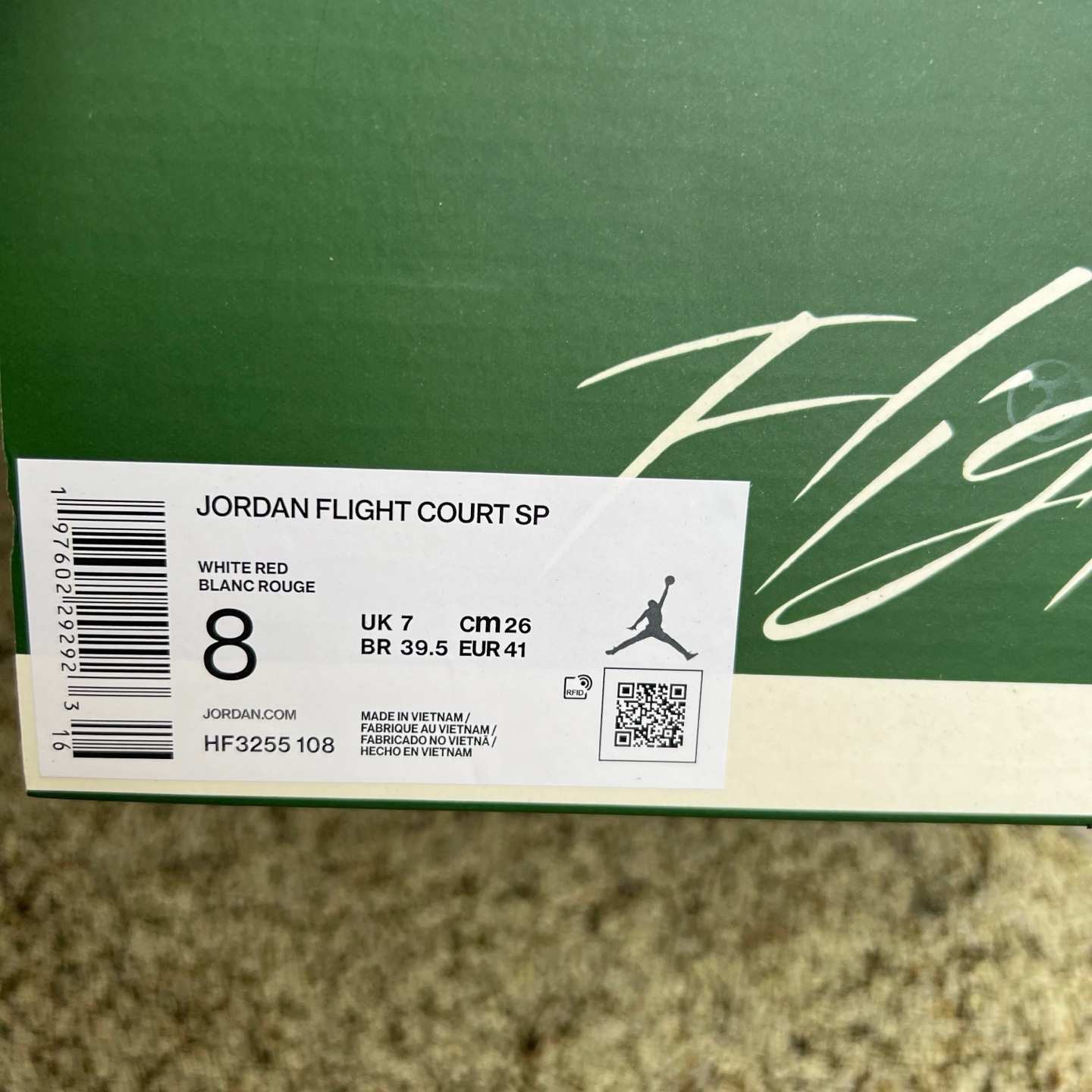 Jordan FLIGHT COURT aj4 HF3255-108 - Image 2