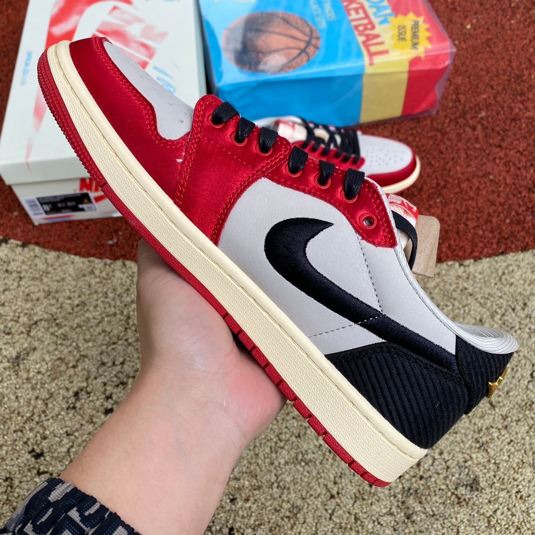 aj1 DT Air Jordan 1 x Trophy Room AJ1 low FN043 - Image 17