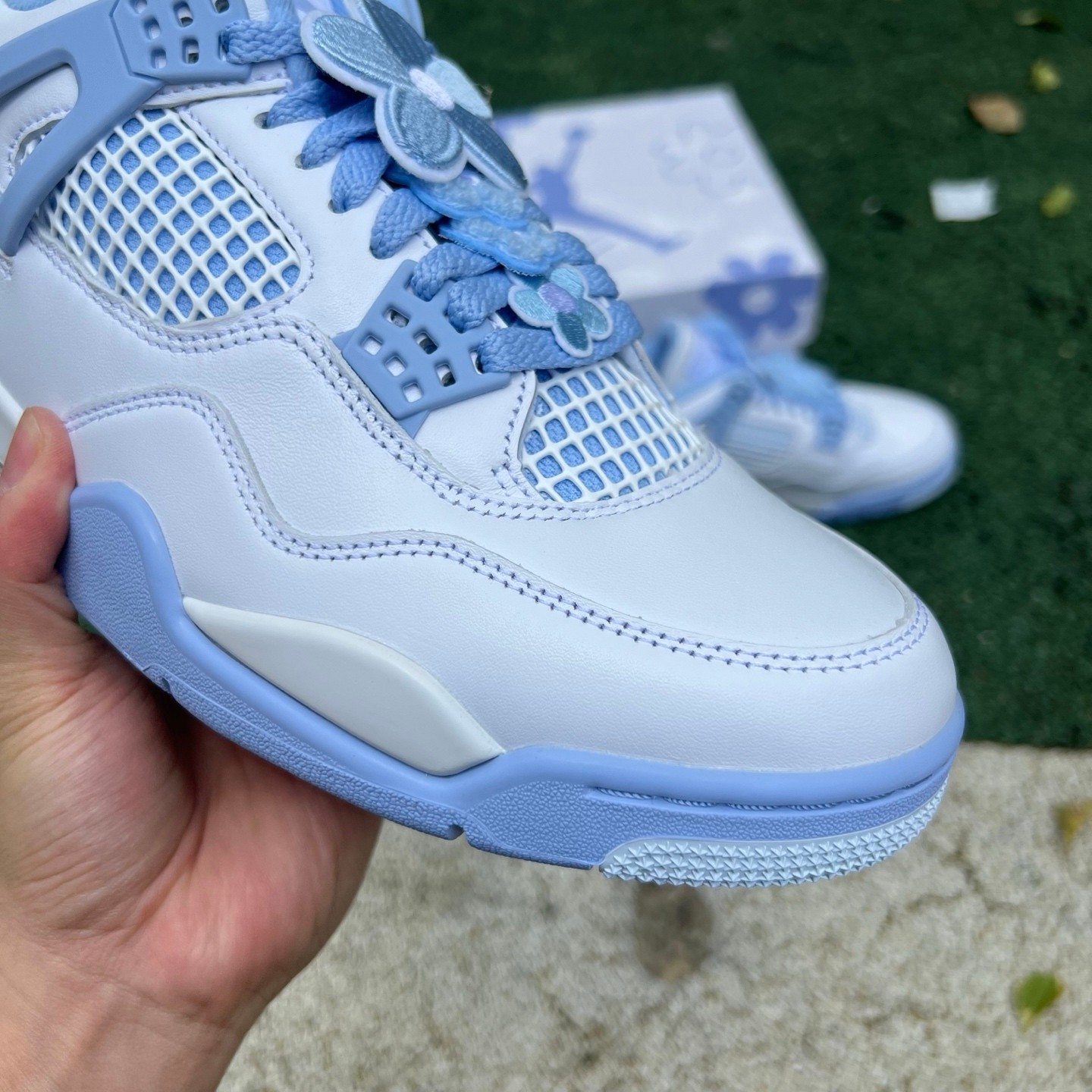 aj4 s2 Air Jordan 4 Forget Me Not WMNS HV0823-100 - Image 12