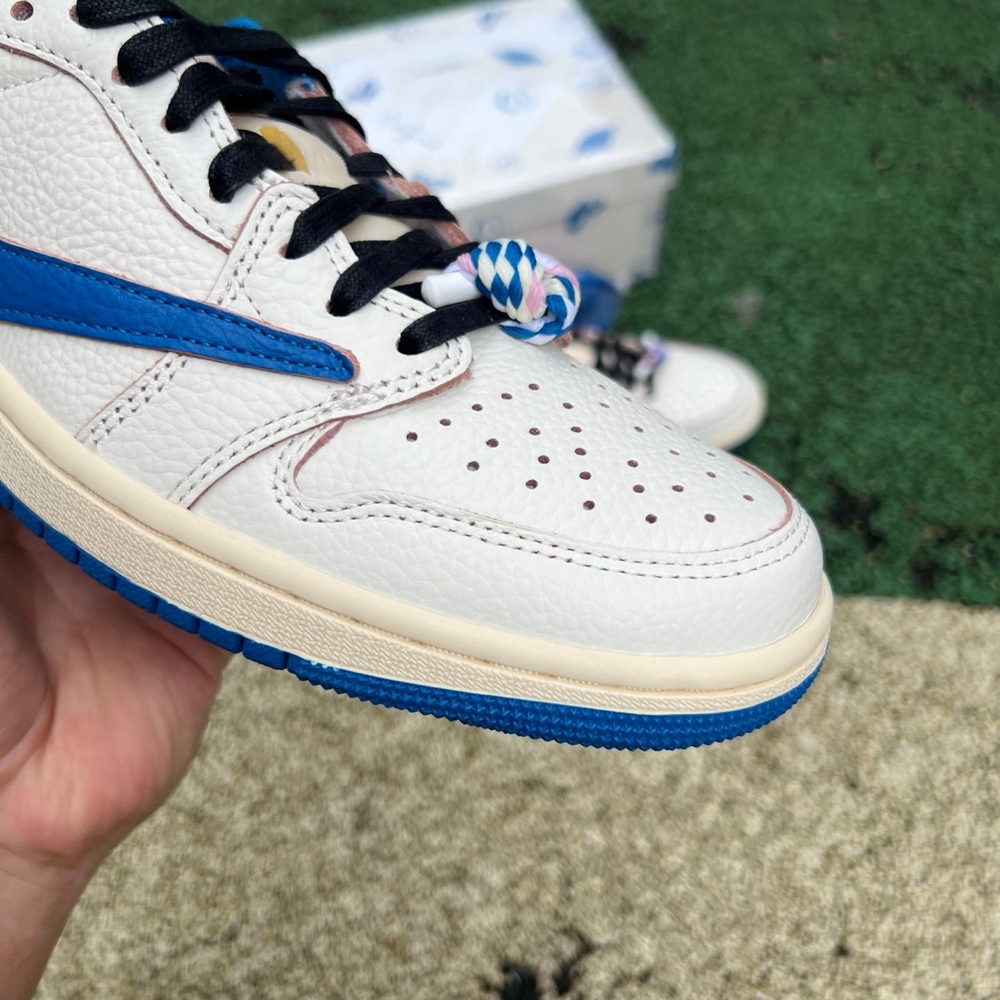 aj1 2.0 LJR Travis Scott x fragment design x Air Jordan 1 Low OG 10.0 DM7866-104 - Image 13