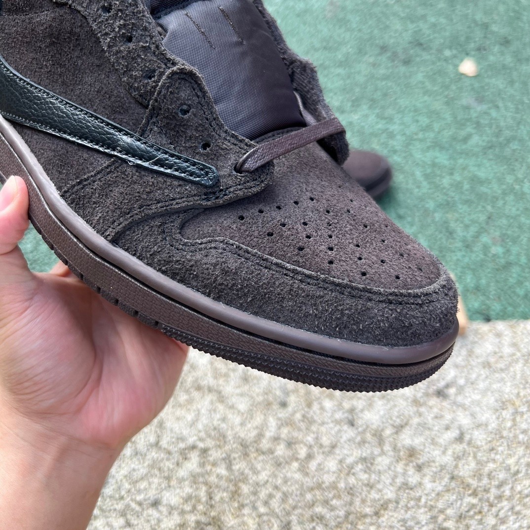 aj1 dy Tracis Scott x Air Jordan 1 Low Golf TS DM7866-202 - Image 12