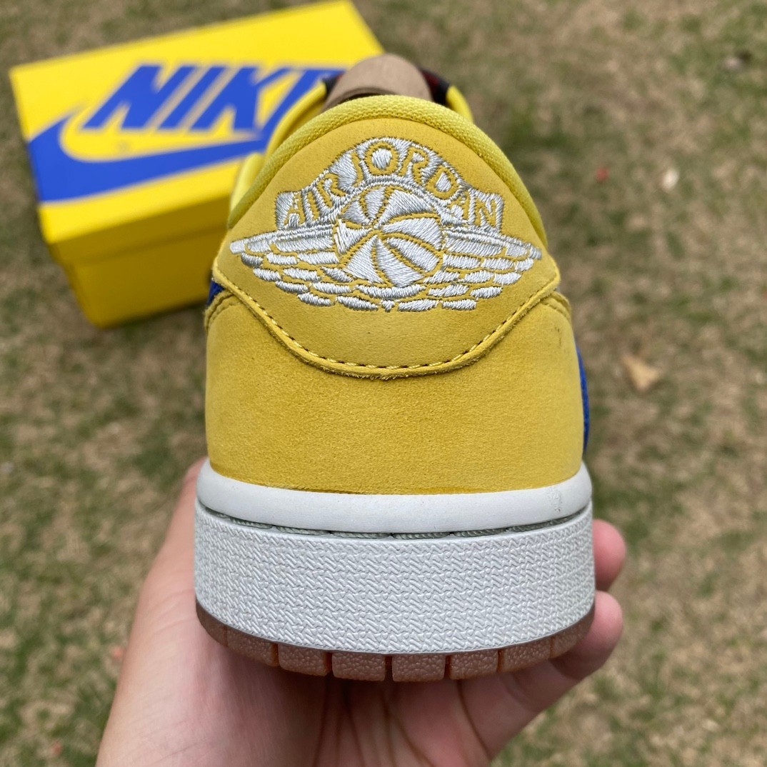 aj1 T1 ⚡️Travis Scott x Air Jordan 1 Low Canary DZ4137-7 - Image 17