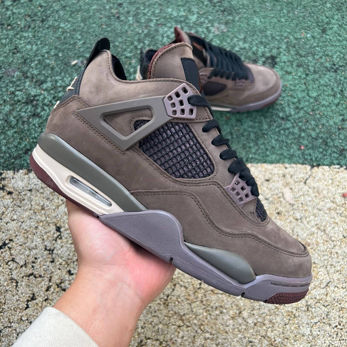 s aj4amm A Ma Maniére x Air Jordan 4 Dark Mocha IF3102-200 36-48.5 - Image 18