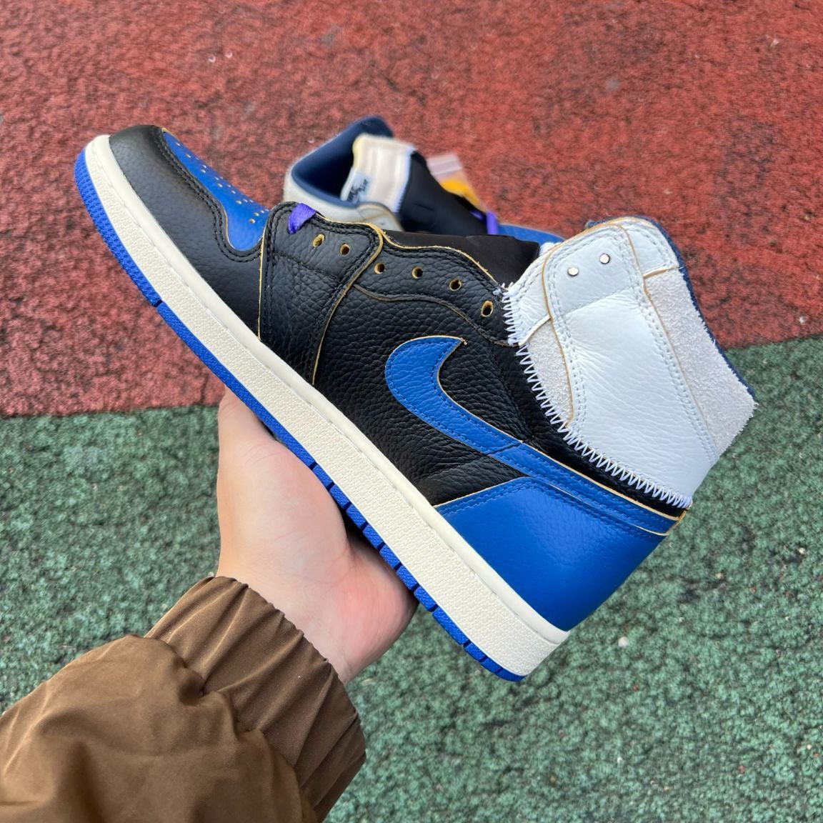 aj1 fragment design x Union x Air Jordan 1 IO7847-001 - Image 9