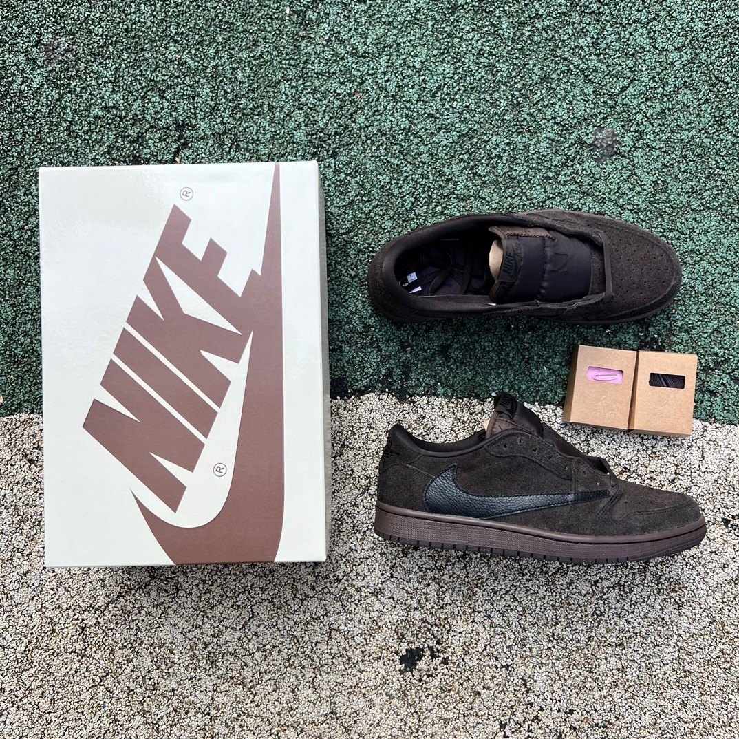 aj1 dy Tracis Scott x Air Jordan 1 Low Golf TS DM7866-202 - Image 10