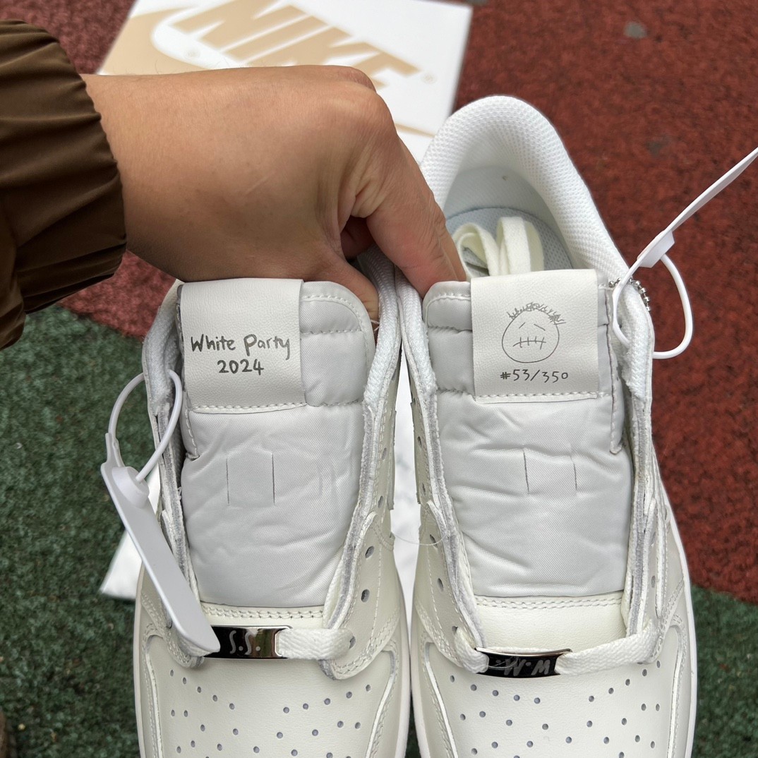 aj1 Tracis Scott x Air Jordan 1 Low Golf TS TD1288-111 - Image 4