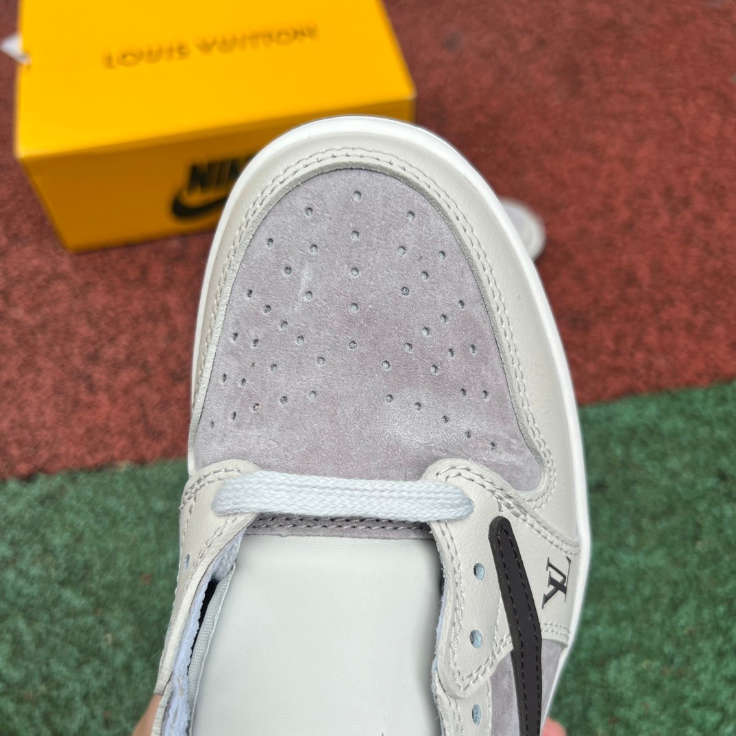 aj1 LV Louis vuitton x Travis Scott x Air Jordan 1 Low LX1988-10 - Image 10
