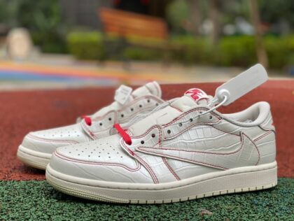 aj1 Tracis Scott x Air Jordan 1 Low Golf TS DM7866-601