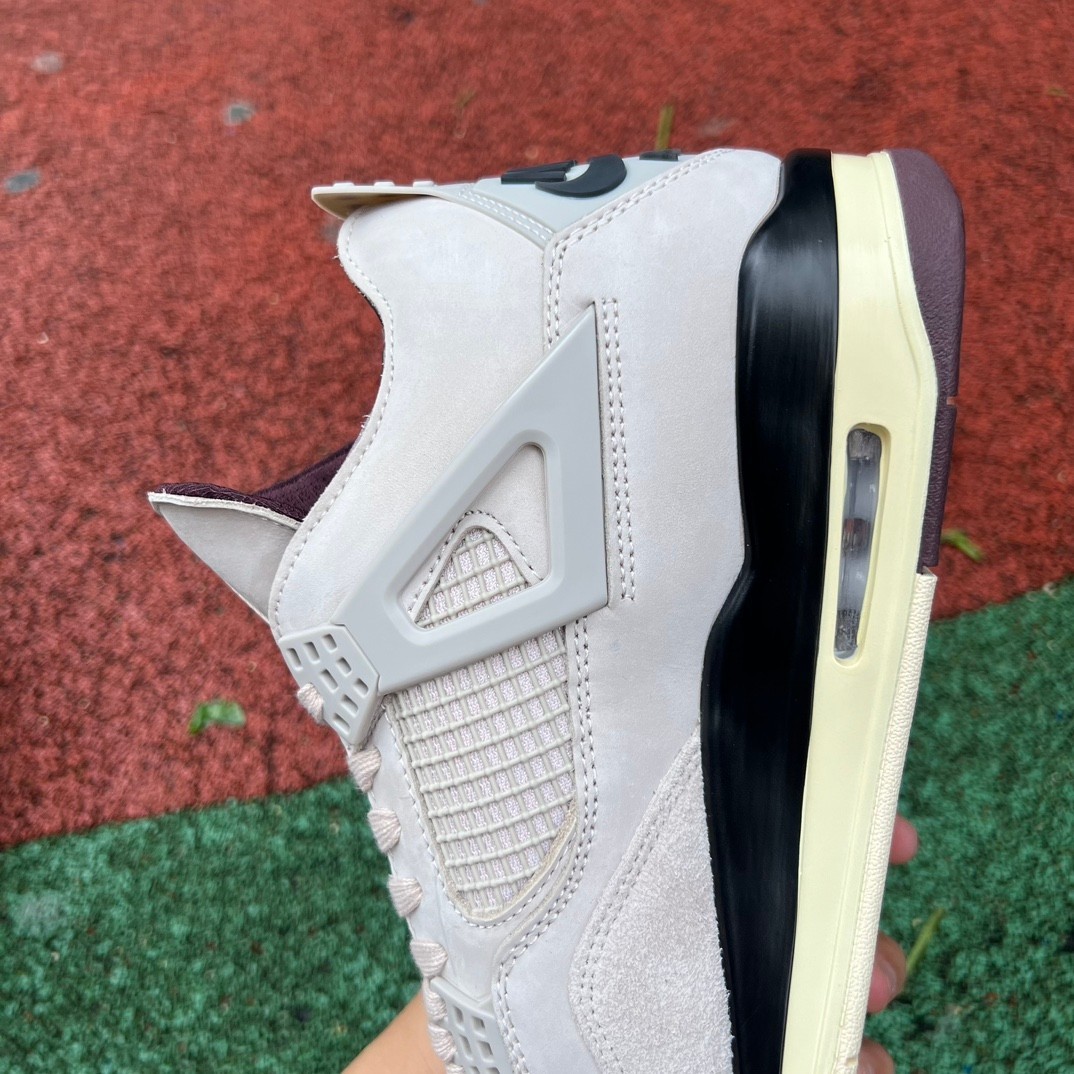 aj4 Amm A Ma Maniere x Air Jordan 4 Fossil Stone FZ4810-200 - Image 16