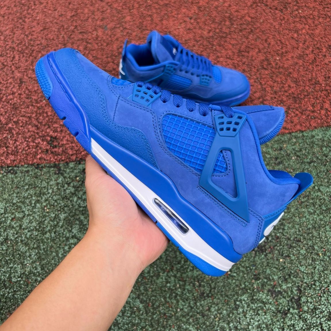 aj4 Nigel Sylvester x Air Jordan 4 Brick by Brick HF4340-400 - Image 9