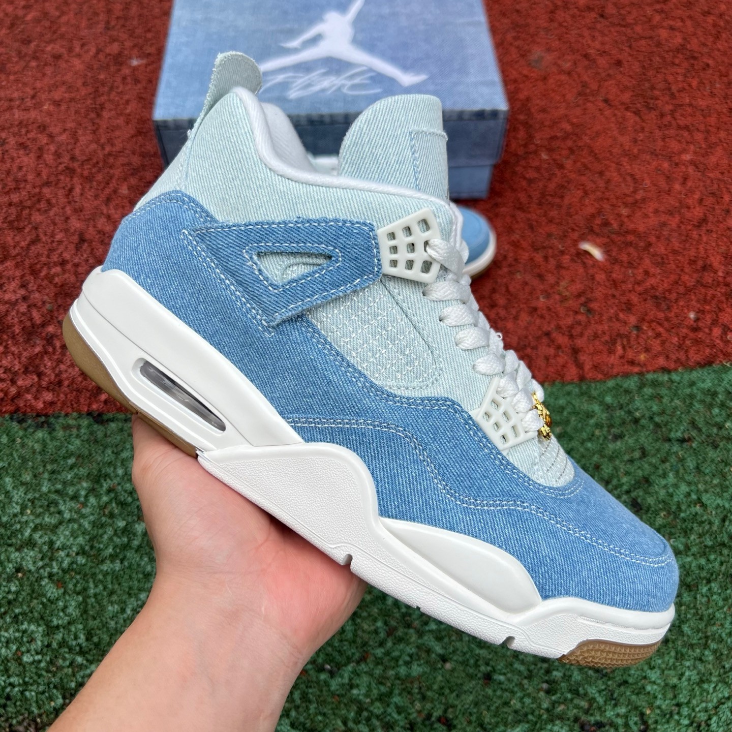 aj4 Air Jordan 4 Denim "Worn Blue IB6716-100 - Image 9