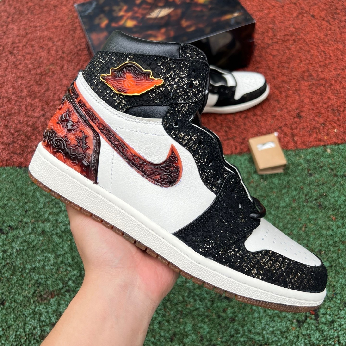 aj1 Air Jordan 1 RETRO HIGHOG XUANWU CNY IB3165-091 - Image 12