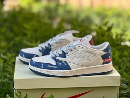 aj1 sup supreme x Travis Scott x Air Jordan 1 Low LJ5188-001