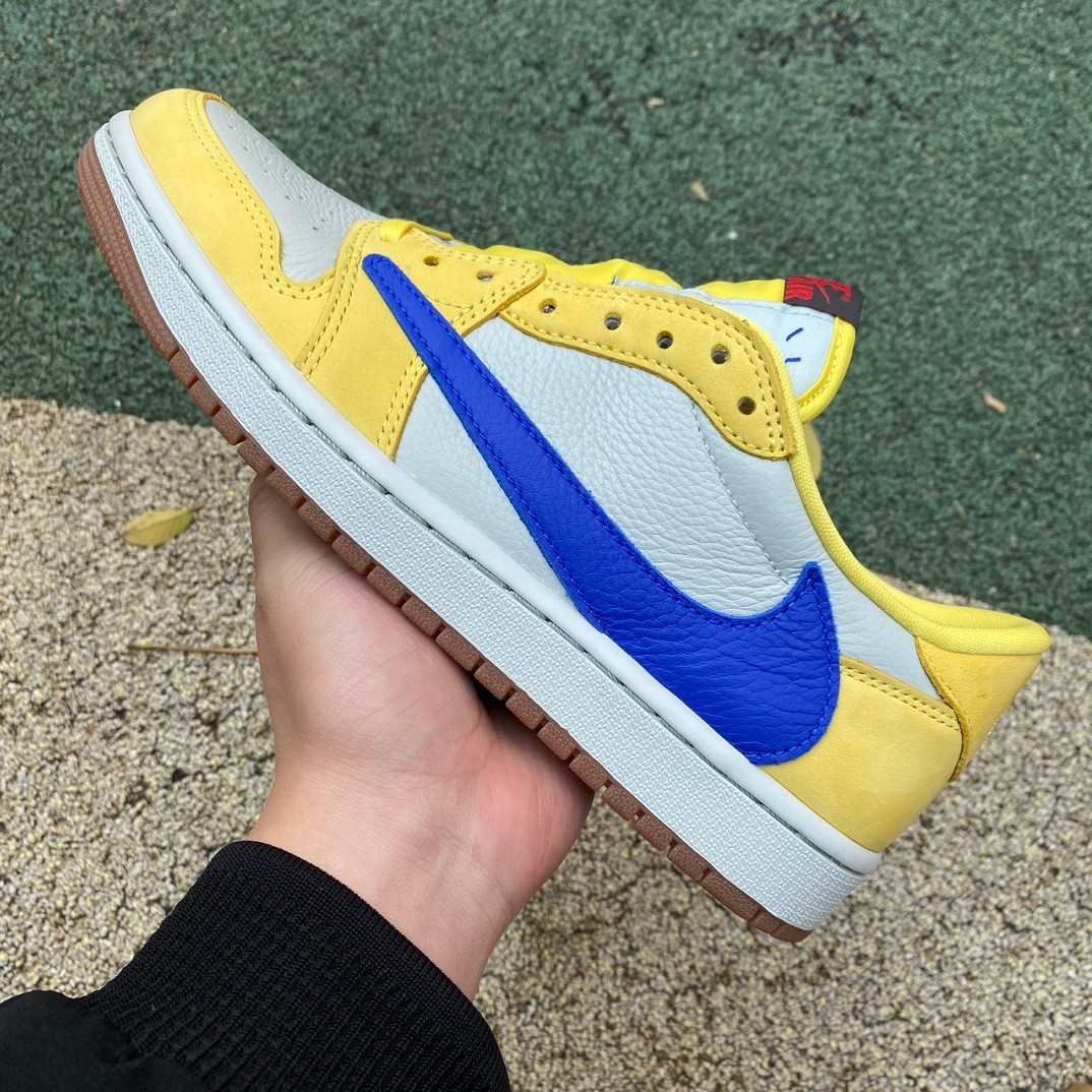 aj1 ⚡️LJR ????Travis Scott x Air Jordan 1 Low Canary 8.0 - Image 10