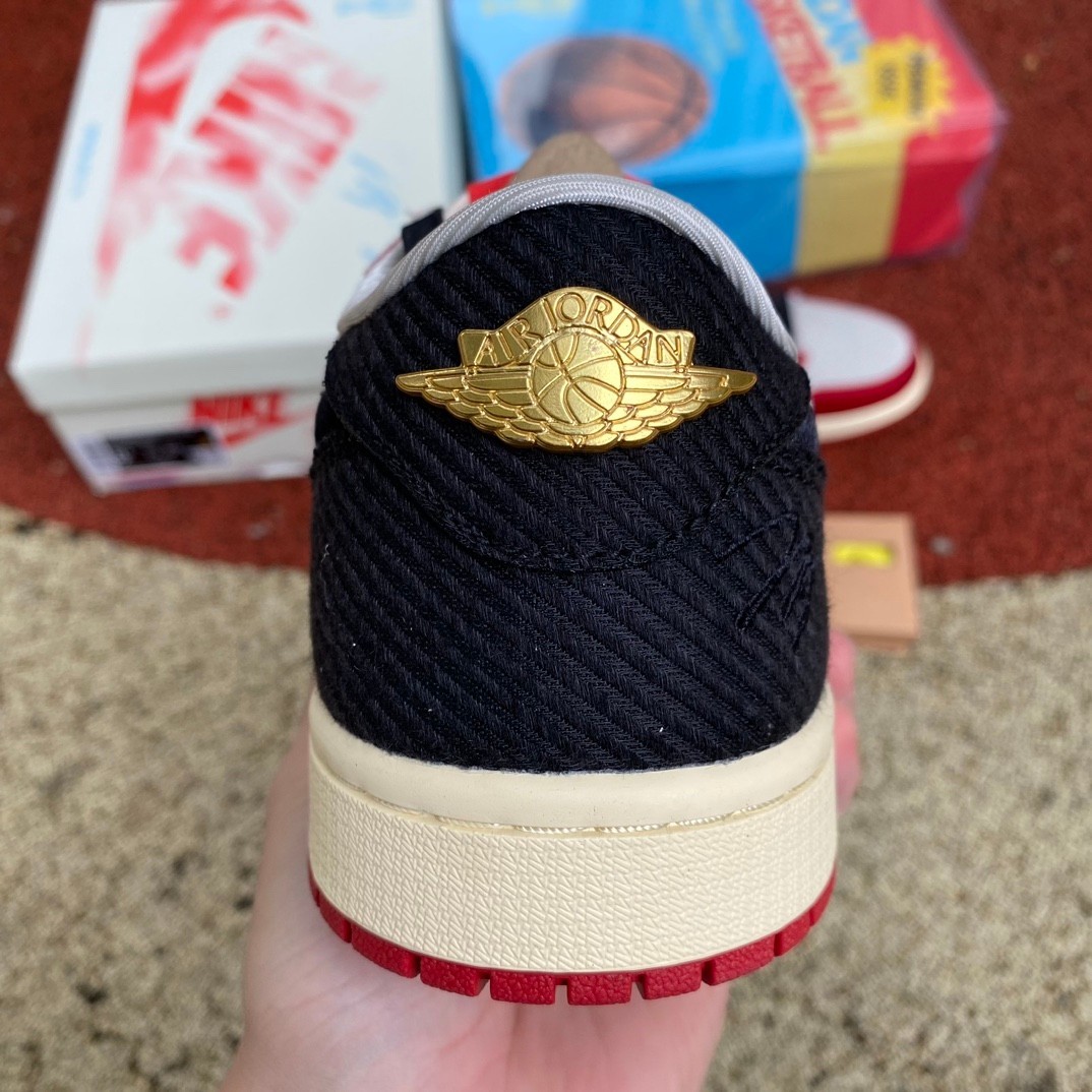 aj1 DT Air Jordan 1 x Trophy Room AJ1 low FN043 - Image 18