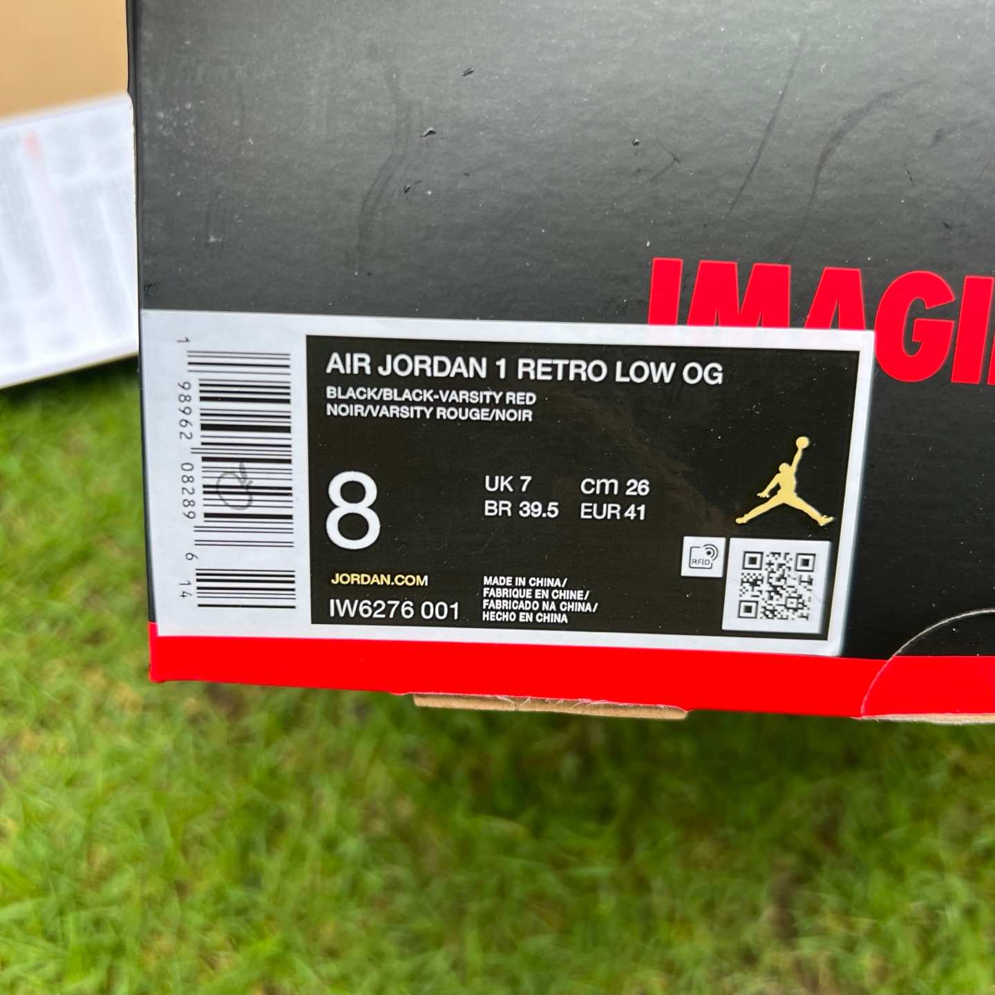 aj1 X low Air Jordan 1 Retro OG "Banned" IW6276-001 - Image 2
