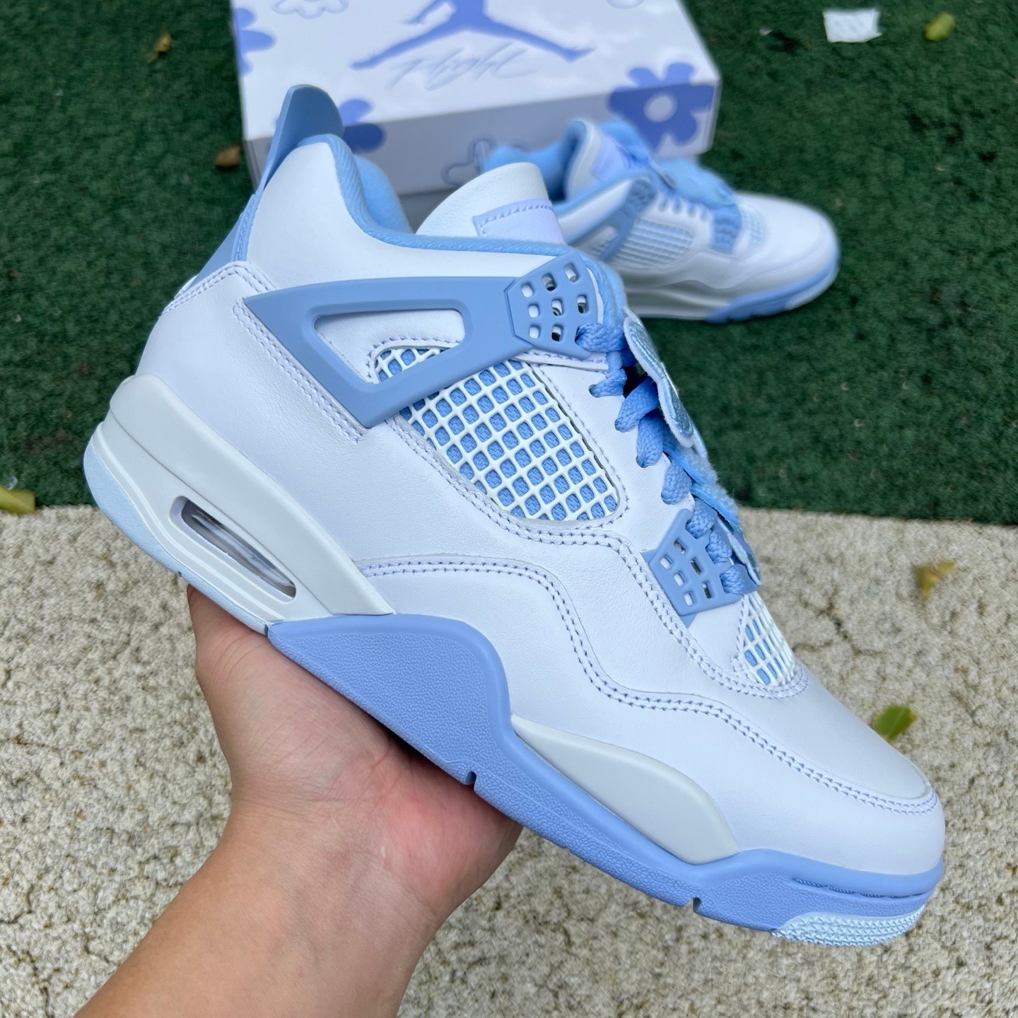 aj4 s2 Air Jordan 4 Forget Me Not WMNS HV0823-100 - Image 18