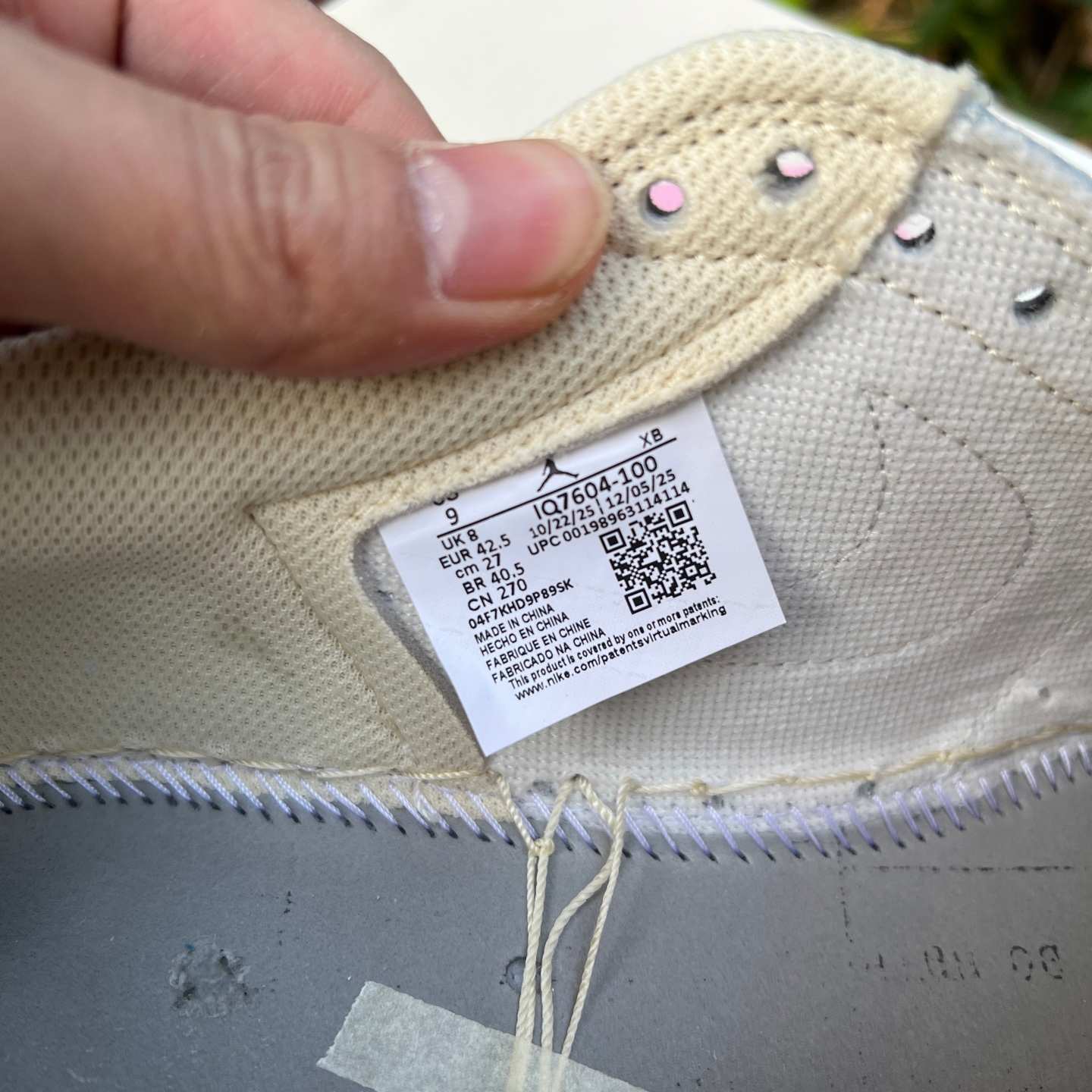 LJR aj1 Travis Scott x Air Jordan AJ1 Low OG SP TS IQ7604-100 - Image 5