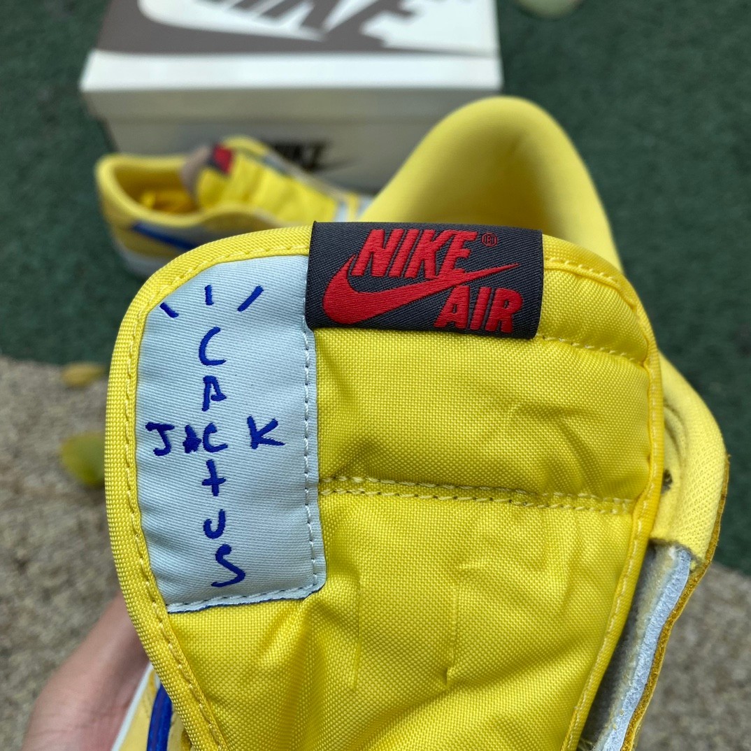 aj1 ⚡️LJR ????Travis Scott x Air Jordan 1 Low Canary 8.0 - Image 13