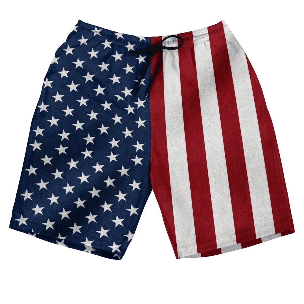 Golden Retriever Patriot Hawaiian Shirt - 100% Woven Polyester, Short Sleeve, Summer Beach Shirt - Image 10